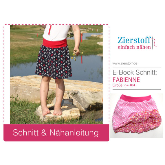 E-Book - Ballonrock/Rock „FABIENNE“, Gr. 62 – 104